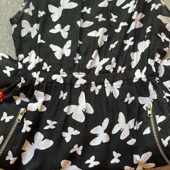 🦋 Y2K Vintage Circa 2006 Butterfly print Dress with zipper detail ✨ - Picture 12 of 17